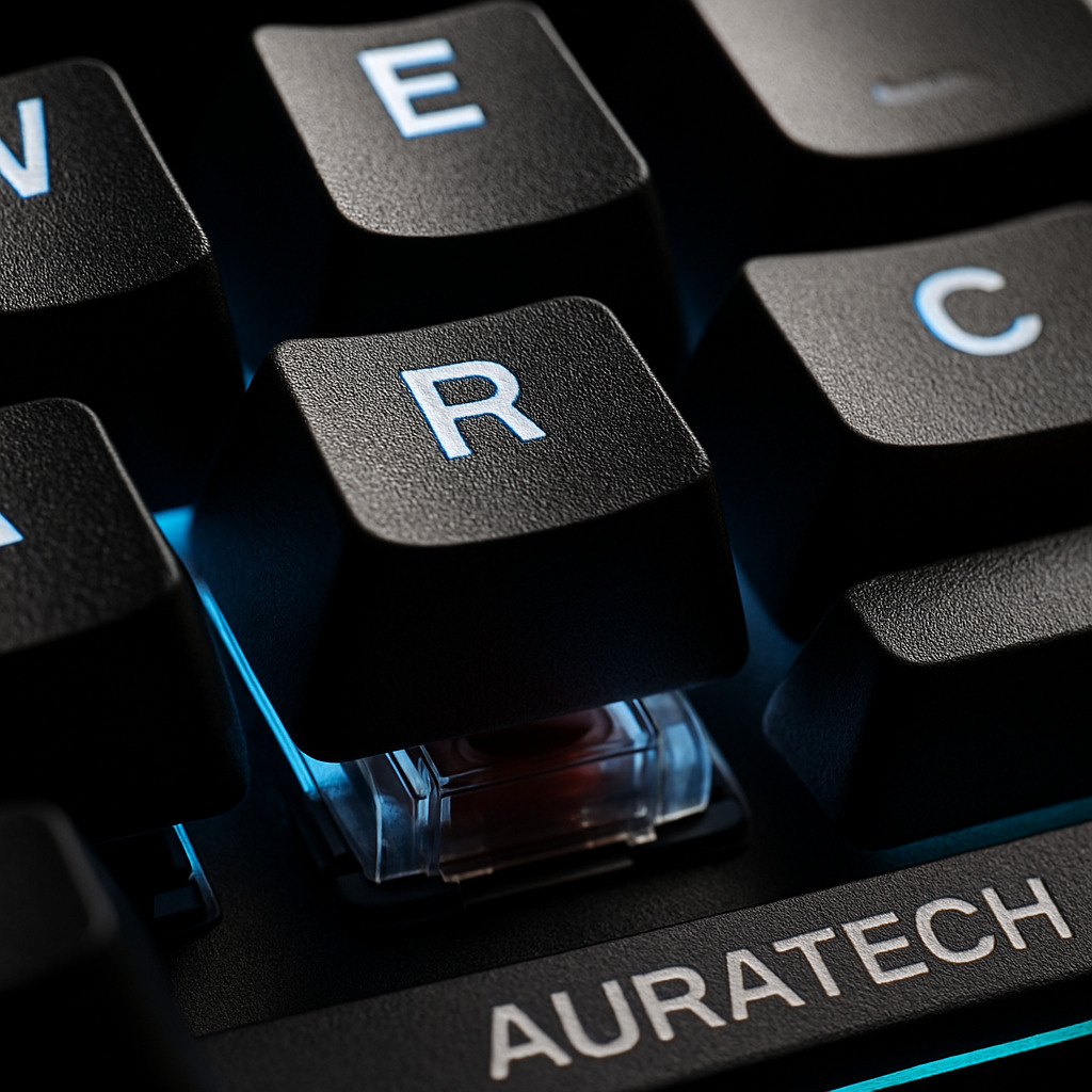 AuraTech Keyboard Closeup